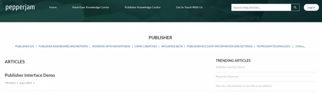 Pepperjam publisher support