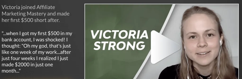 VICTORIA STRONG SUCCESS STORY
