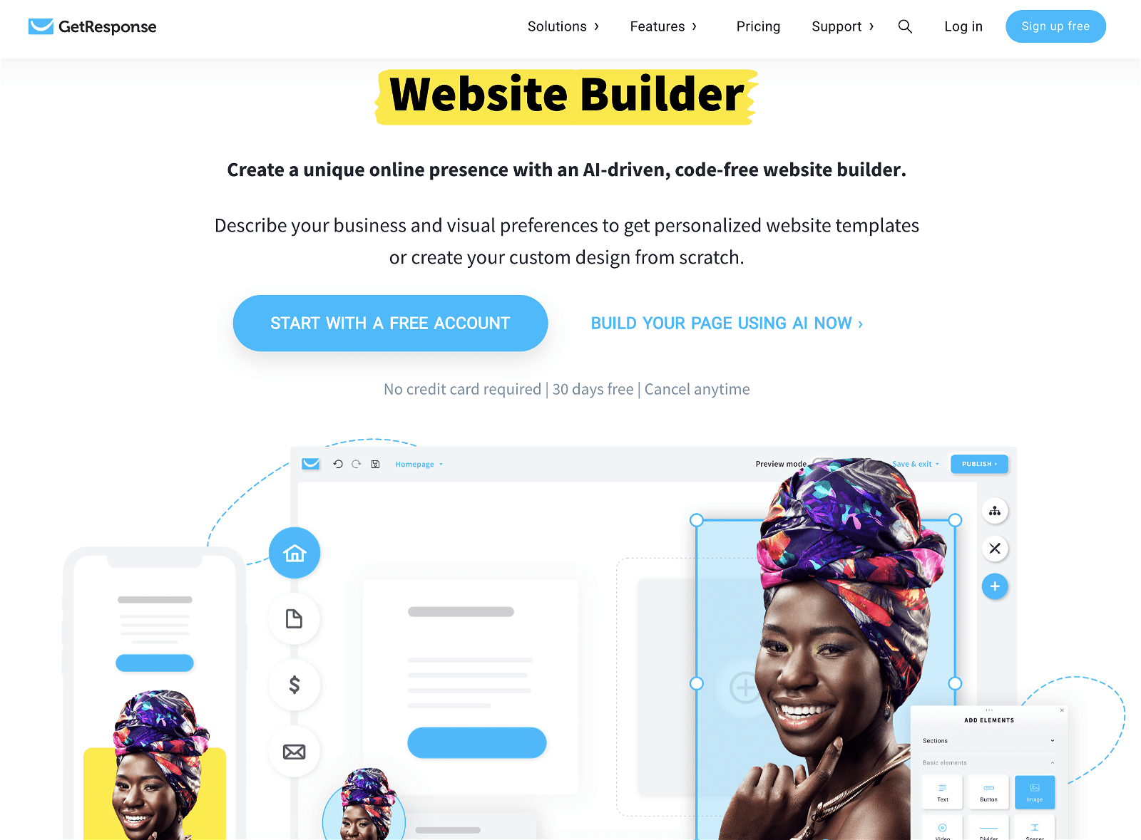 GetResponse Website Builder