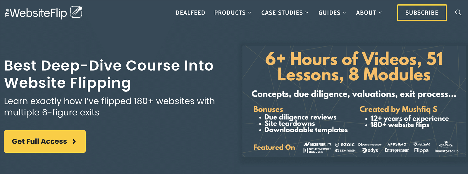 The WebsiteFlip Website Flipping Course Review