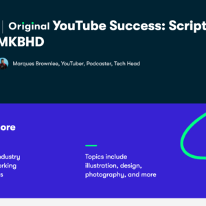 YouTube Success: Script, Shoot, and Edit with MKBHD (Skillshare) Review 2023